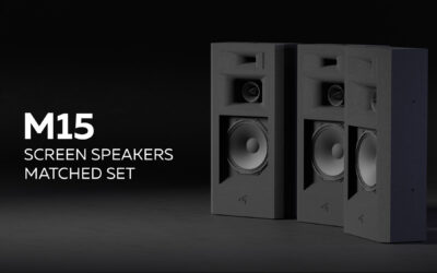 M15 – new set of screen speakers